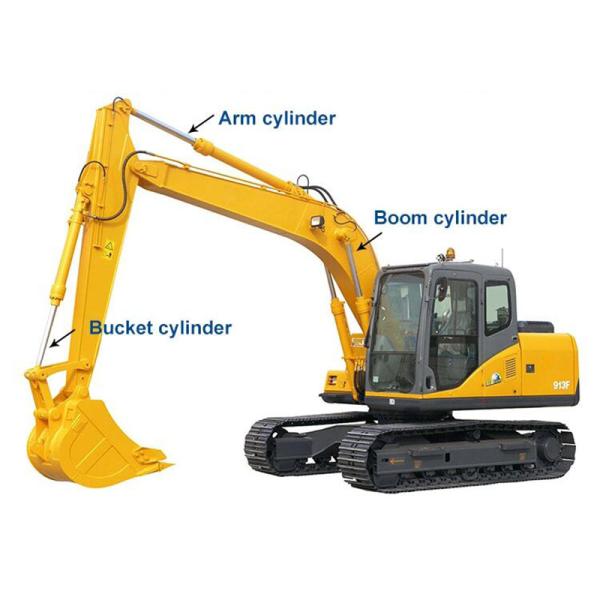 Масло 600mm ведра гидравлического цилиндра экскаватора ISO9001 ПК 400