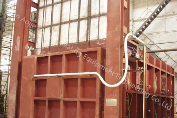Large Capacity Car Bottom Furnace 3200x1800×1000mm For Mechanical Parts