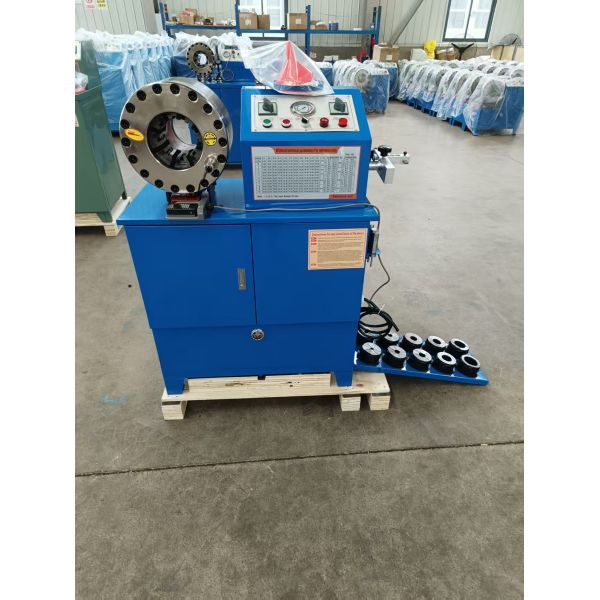 High Efficiency Hydraulic Hose Crimping Machine with 26Mpa/31.5Mpa System Pressure and 10 Sets of Dies for 6-51mm Crimping Range