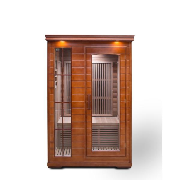 Far Khan Household Steam Room Double Computer Control Panel Household Lightwave Wooden Sauna Room