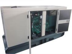 Tipo de governo mecânico gerador diesel de PERKINS 60KVA para a sala de motor com sistema de ventilação