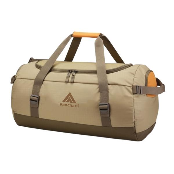 Bolso de deporte y gimnasio de viaje de color marrón versátil, duradero y diseñado para estilos de vida activos