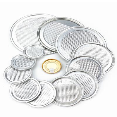 83mm Airtight Sealing Aluminum Can Lids Easy Peel Off Lids For Food jars