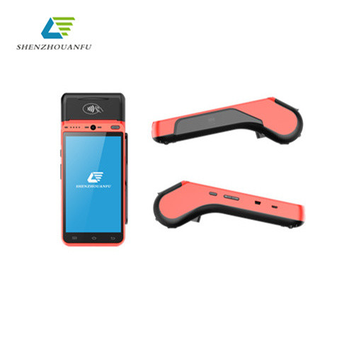 7 Inch LCD Mobile Pos Credit Card Machine With Thermal Printer