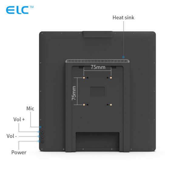 Дисплей двойного экрана андроида WiFi POE крытый рекламируя для ресторана