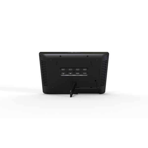 Function In-Out Temperature and Humidity RC Alarm Clock with LUMINOVA