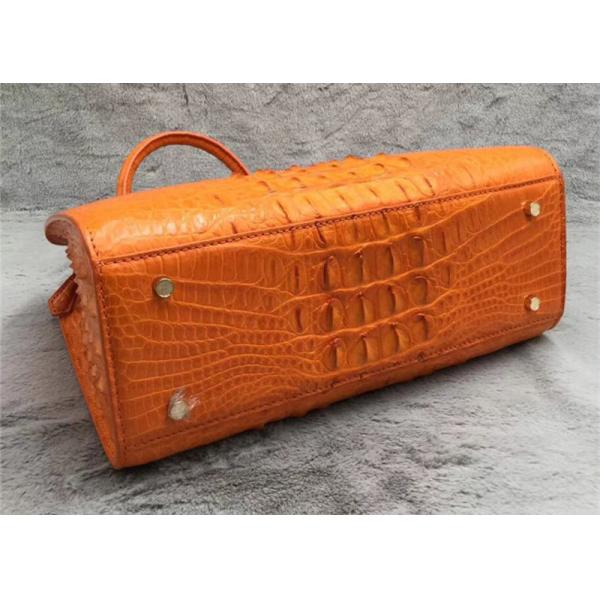 Fashion Authentic Crocodile Skin OL Lady Working Purse Female Handbag Exotic Alligator Leather Women Single Shoulder Bag