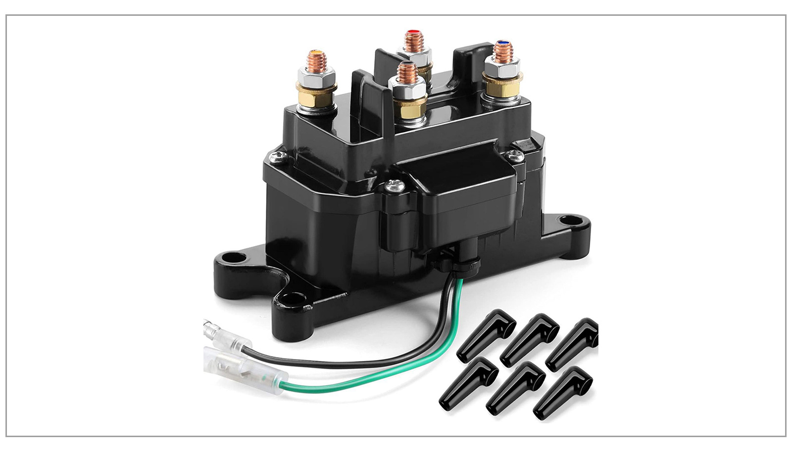 12V 250V ATV UTV Start Winch Control Relay Solenoid 9000 LB