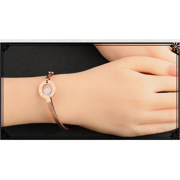 China factory 316l stainless steel Shell Bangle jewelry ,Cross Chain bracelets with Lettering