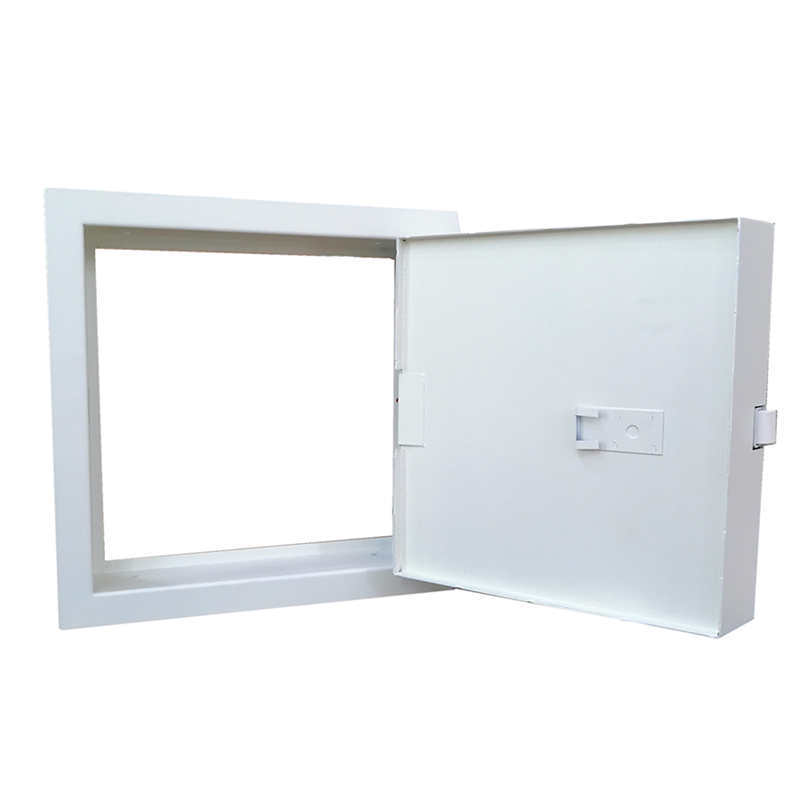 Hotel Drywall Large Duct Wall Steel Electrical Box Cover Fire Rated 350x350mm