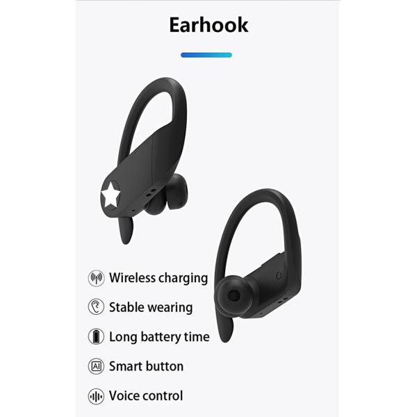 Mic TWS HIFI Stereo Sound BT10 Wireless Bluetooth Headphones