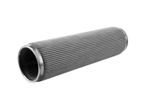 Fibra de aço inoxidável aglomerada do metal do elemento de filtro plissada para a indústria