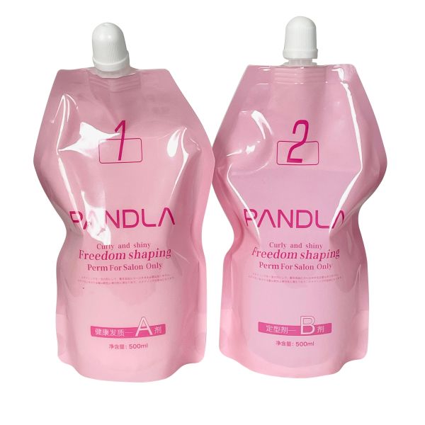 Crème lissante professionnelle pour cheveux de salon, reconditionnement permanent, lotion de permanente