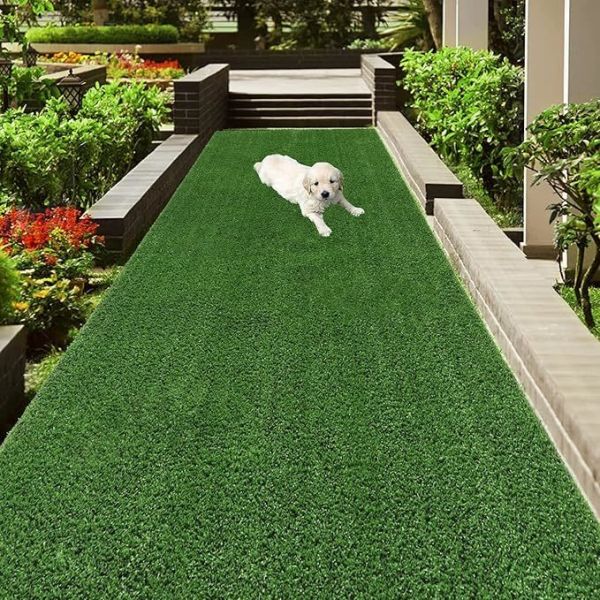Soft Child Pet Friendly Artificial Grass 20mm - 35mm Non Toxic Artificial Grass For Dog Runs, Pet Areas
