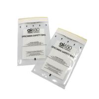Medical Testing Biological Transport 95KPA Specimen Bag Self Adhesive