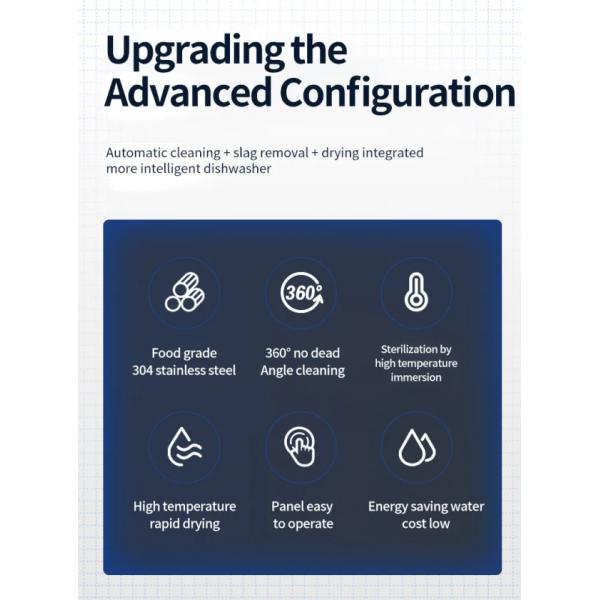 ODM Conveyor Commercial Dishwasher Machine With Dryer Adjustable