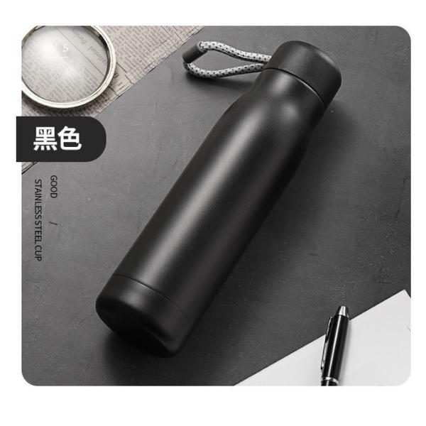 Insulated Water Bottle – 20oz Triple Wall BPA-Free Leak-Proof Stainless Steel Thermos For Hot & Cold Drinks – Reusable Water Bottle Ideal For Work Sports Travel & School