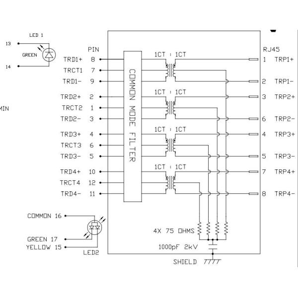 Плата основания-T L836-121T-KE 5G вниз с 1X1 соединителя порта Rj45 Magjack защищаемого с Gy/G привела