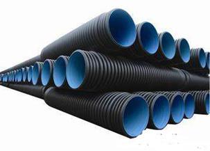 SN4 18 Inch 1mm Wear Resistant Pipes , HDPE Double Wall Corrugated Pipe