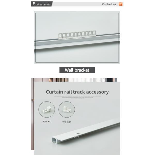 Curtain Rail Aluminum Ceiling Curtain Track For Home Decoration