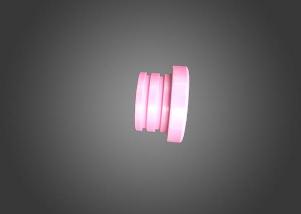 High Temperture Al2O3 White Ceramic Pulley Pink Ceramic Eyelet Guide Industrial Ceramic Application