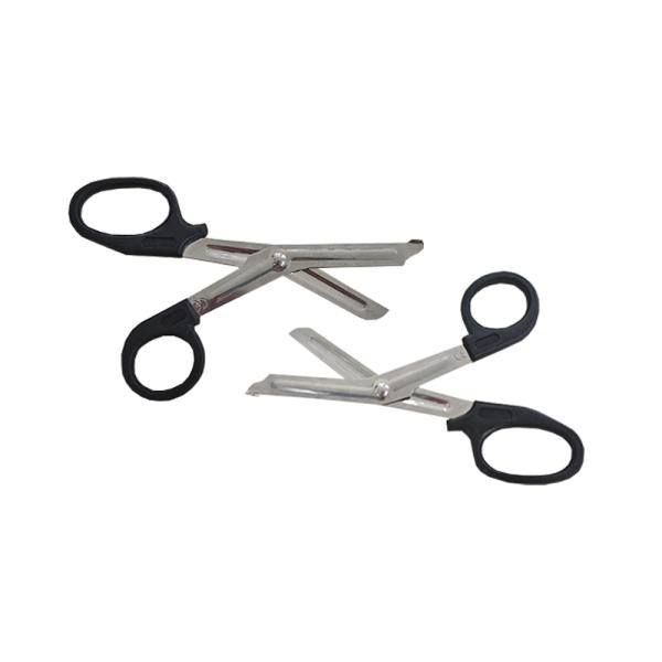 7.5 Inch Stainless Steel Trauma Shears with Carabiner Manual Power Source Nursing Bandage Surgical Scissors