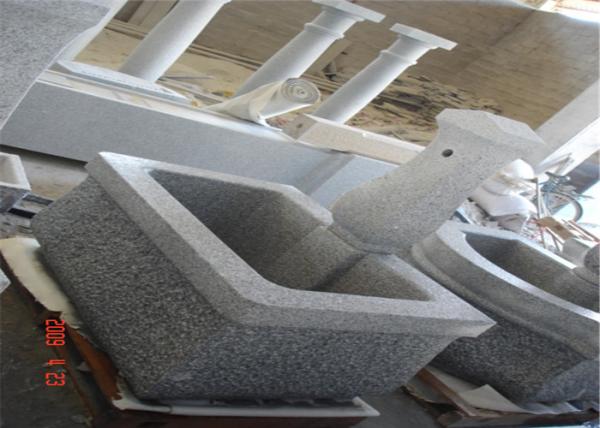 European Decorative Landscaping Stone Garden Simple Grey Granite Water Fountain