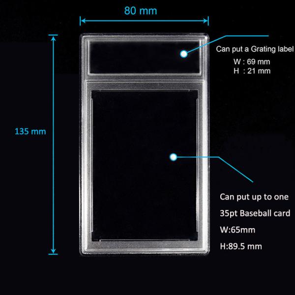 80*135cm Empty Trading Card Sleeve Psa Yugioh Sports Cards Holder