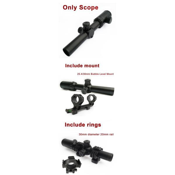 1-10x24 SFP Riflescope охотясь фокальная плоскость объема вторых с покрытыми регуляторами