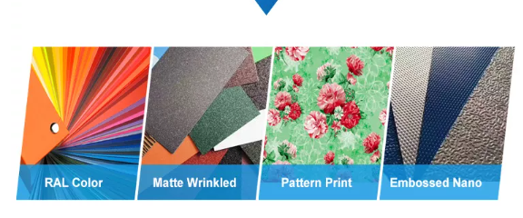 Цвет PPGL/гальванизированная PPGI стальная катушка RAL ISO 600 до 1250mm ASTM