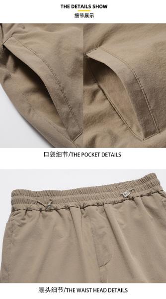                  Tactical Cargo Pants Men′s Multiple Pockets Trousers Work Outdoor Techwear Hiking Pantalons Celana Pria Casual             