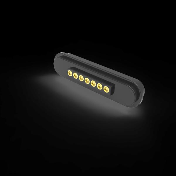2.2mm pitch 7pin male & female magnetic charging connector use in electonic candle light