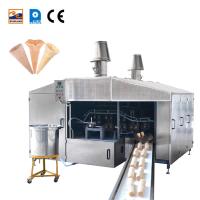 Máquina para fabricação de cone de wafer 0,75kw equipamento de produção de cone de wafer automático em larga escala