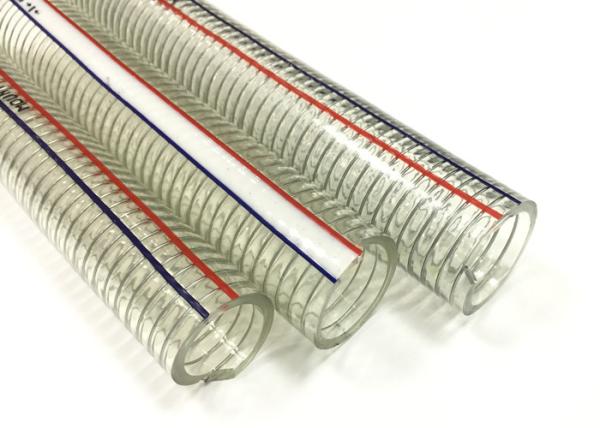 Food Grade Flexible Hose , Transparent Reinforced Hose For Conveying Milk Beer Water
