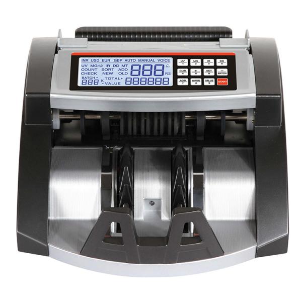 EUR UV MG Portable Money Counting Machine 1200pcs Per Minute Automatic Bill Counter