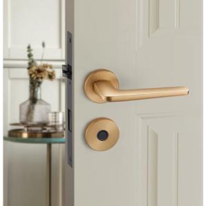 Impressão digital semicondutora desbloquear porta smart look porta casa