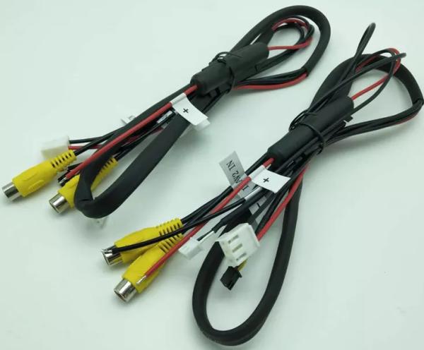 Female 18awg Cable Assembly Wire Harness MDVR Power For Car Audio