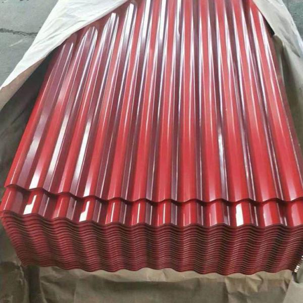 Color Roofing Ppgi Corrugated Sheet 1.2MM Metal Minimal Spangle