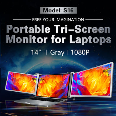 14In Clip On Laptop Screen 1920*1080 Triple Screen Laptop Extender