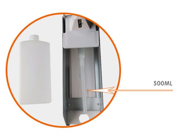 Elbow Press Manual Liquid Soap Dispenser Aluminium Alloy Medical Wall Mounted