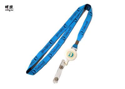 Heavy Duty Badge Reel Lanyard , Name Tag Neck Strap For Id Badge Retractable Lanyard