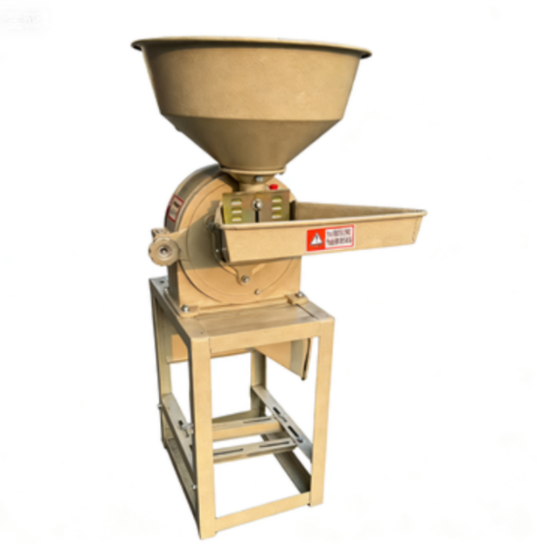 100-150kg/h Capacity Carbon Steel Crusher Grinder 220V Motor Milling Machine