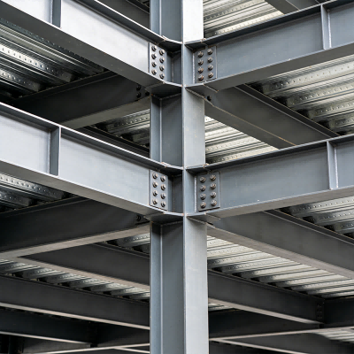 Green Building Steel Mezzanine Frame Quick Assembly Energy Saving