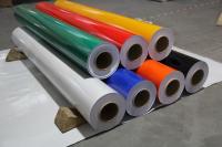 Type de Glassbead de qualité marchande vinyle de recouvrement réfléchi matériel 3200 d'acrylique pour le poteau de signalisation