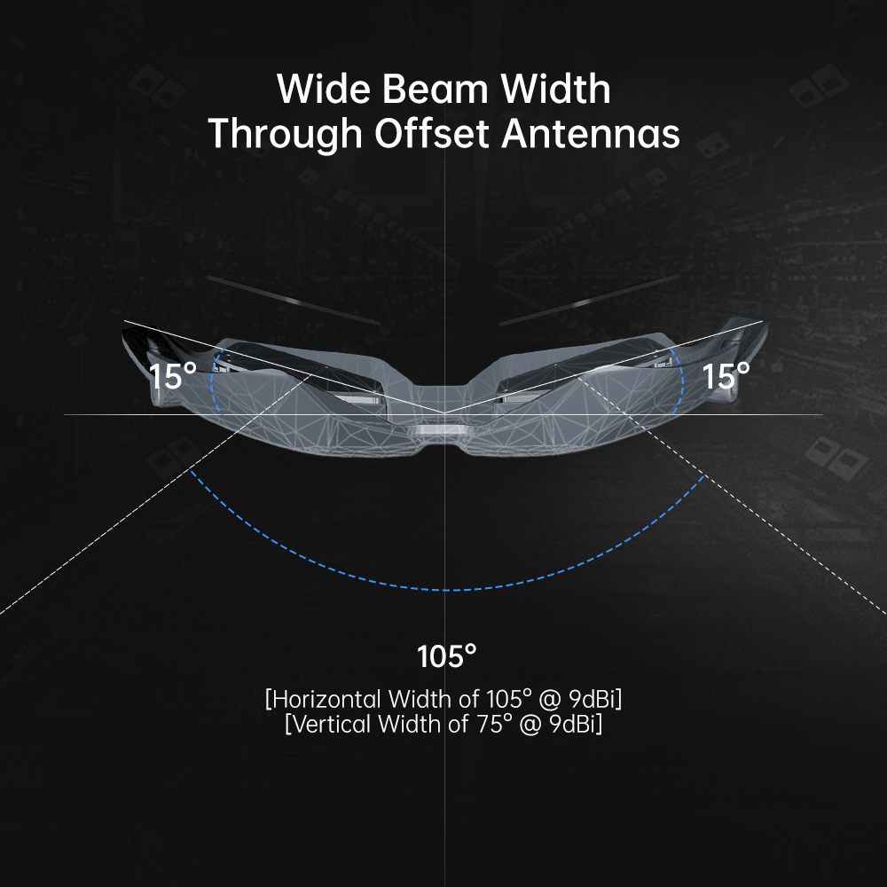 Iflight Crystal HD Patch 5.8Ghz Directional Antenna High Gain Long Range Module For RC DIY FPV Racing Drone
