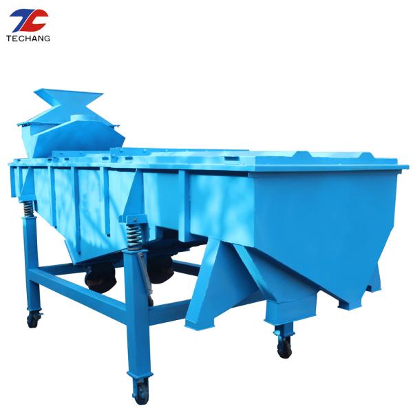6 - 8mm Amplitude Linear Vibrating Screen Separator Sieve Equipment CE Compliant