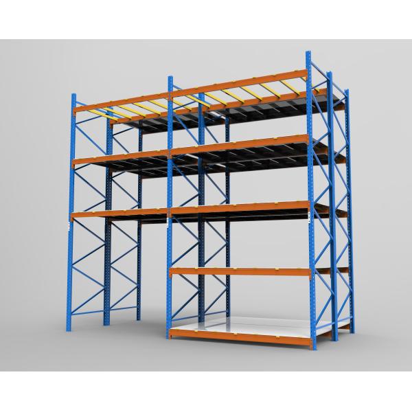 Storage Steel Selective Warehouse Industrial Single Pallet Rack