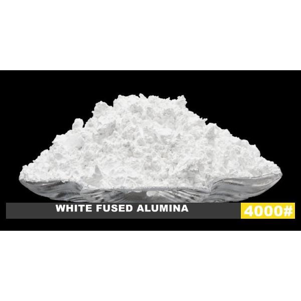 99% Wfa Arenas de corindón blanco F24 Grúas de óxido de aluminio blanco para el pulido de la explosión