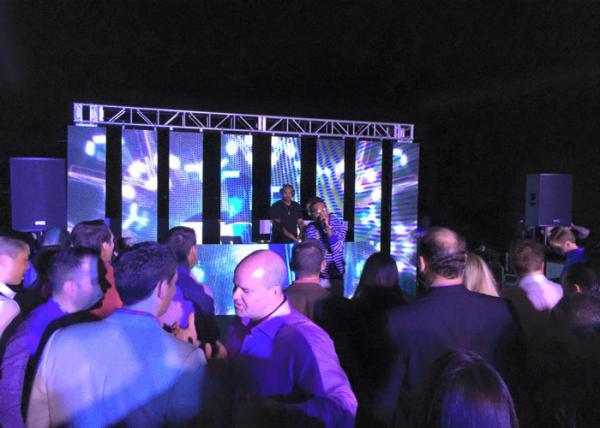 Lightweight Backdrop Design P3 P4 P5 P6 Indoor LED Video Wall , Stage Concert Display