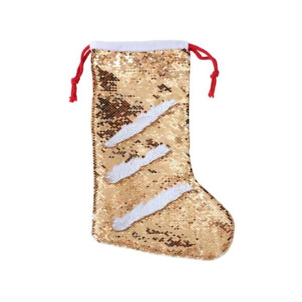 OEM Custom Sublimation Sequin Christmas Stocking Blanks Sublimation Christmas Decorations